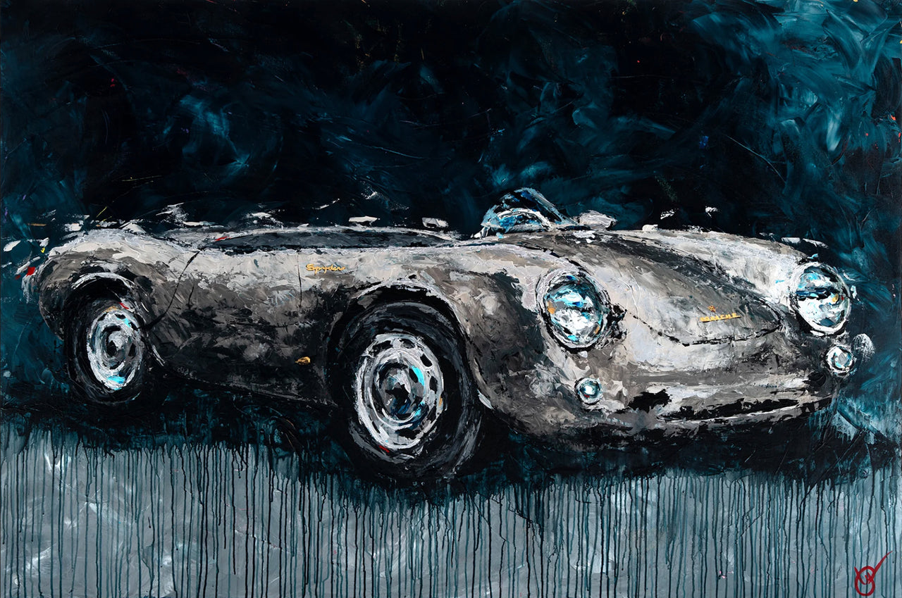 Amelia 1955 Porsche Porsche 550 Spyder- Giclée