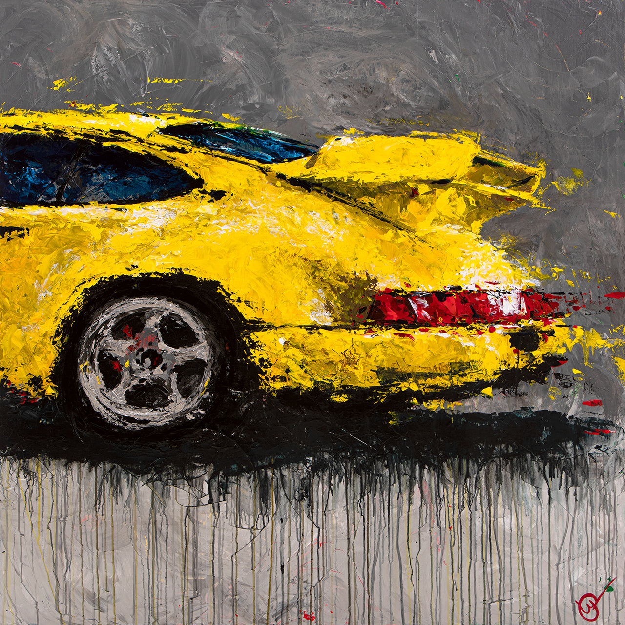 AA2 1994 Porsche 911 964 Carrera RS 3.8- Giclée