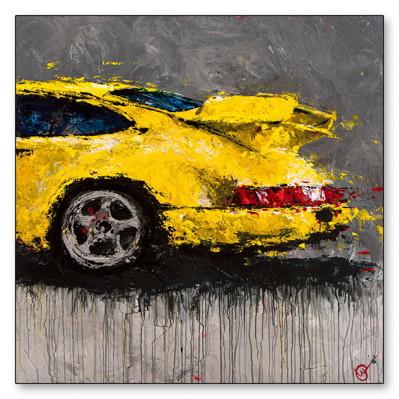 AA2 1994 Porsche 911 964 Carrera RS 3.8- Giclée