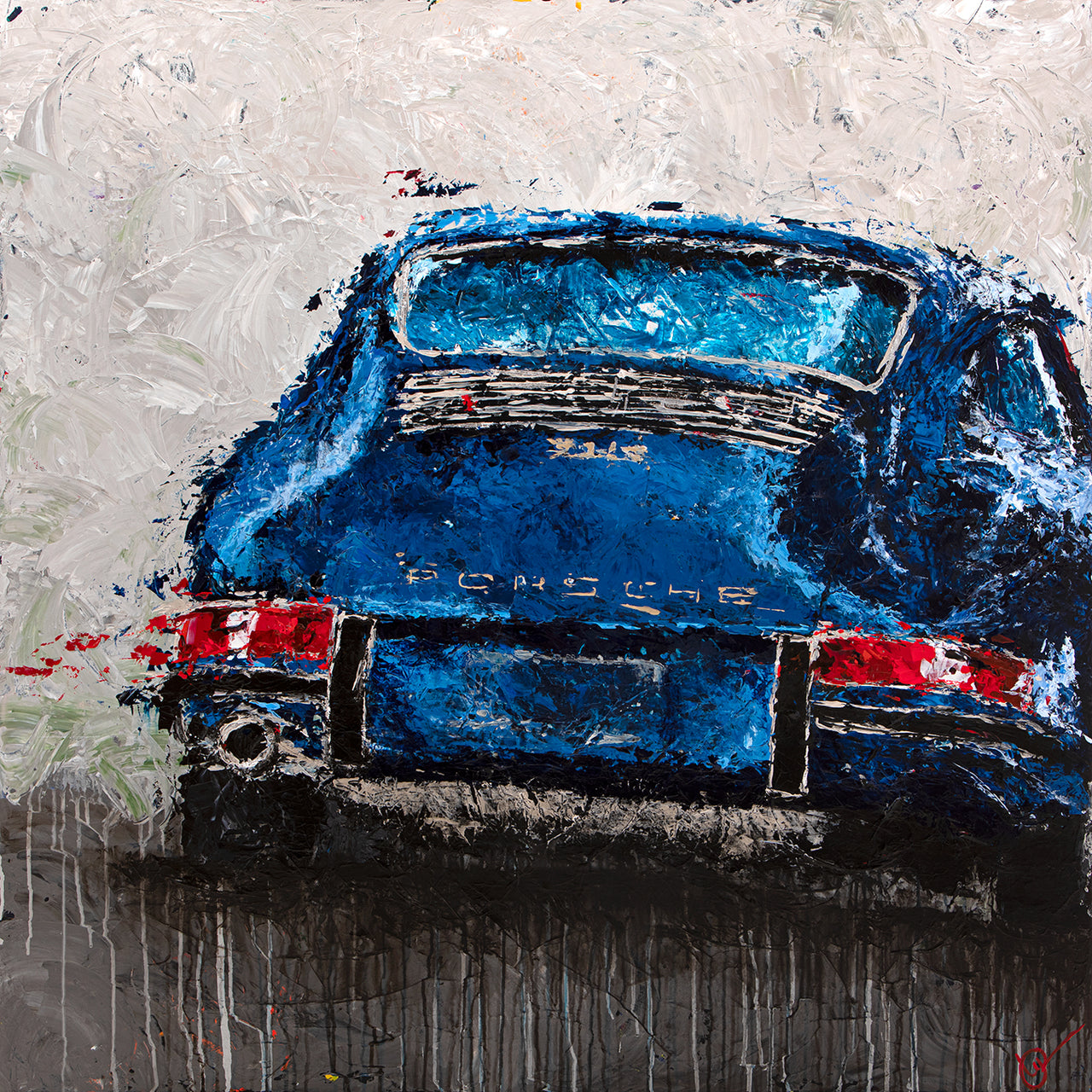 AA3 1967 Porsche 911S- Giclée