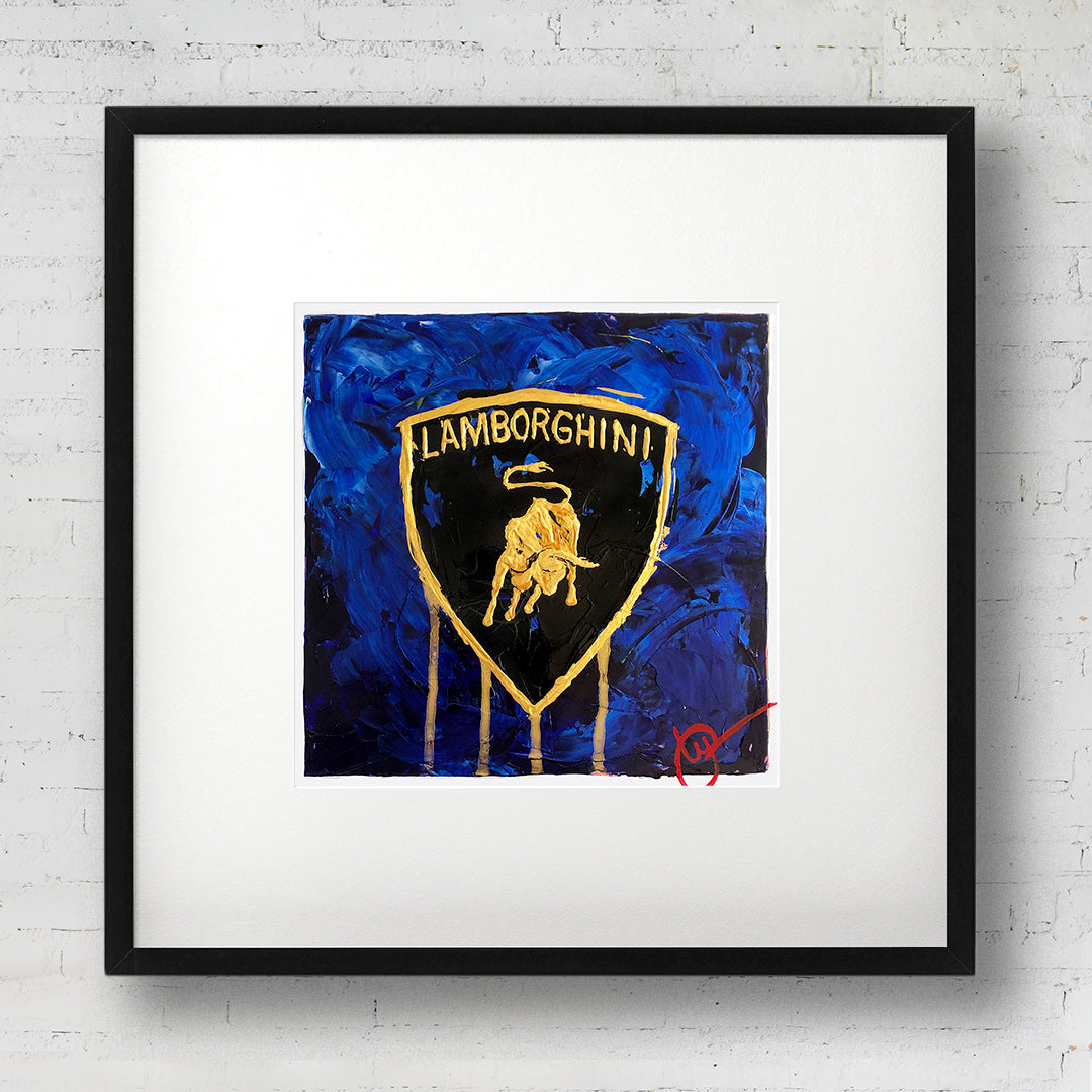 Lamborghini Emblem 13 - Blue