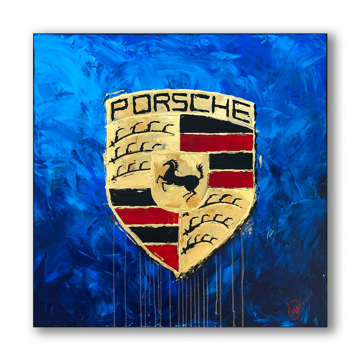 Porsche 40 - Blue “SPECIAL EDITION”- Giclée