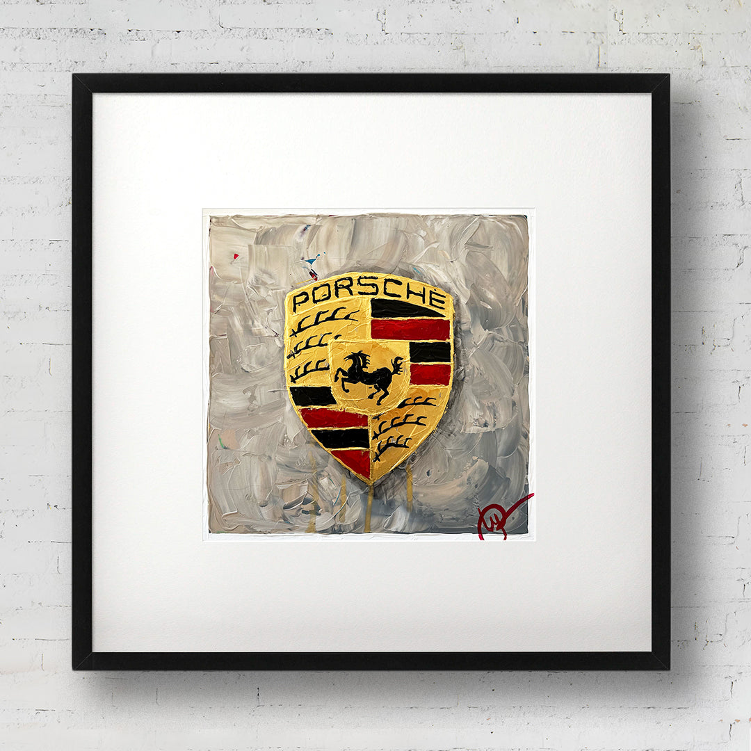 Porsche Emblem 55 - Chalk