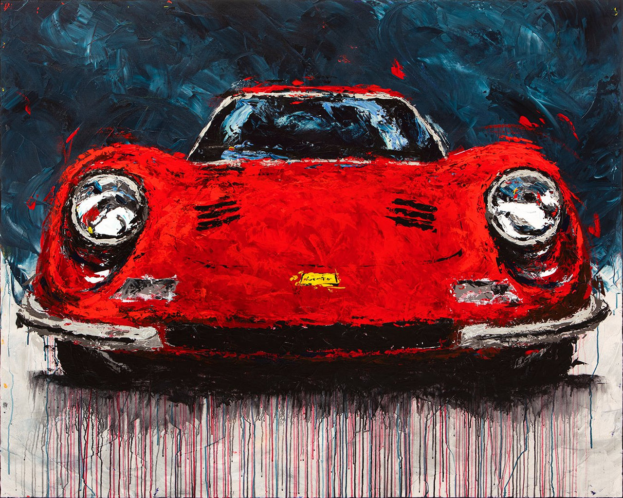 Seraphina - 1973 Ferrari Dino 246 GTS- Giclée